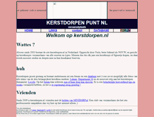 Tablet Screenshot of kerstdorpen.nl